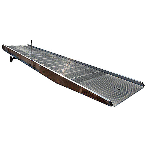 Aluminum Yard Ramp 20K lb 74″W × 360″L