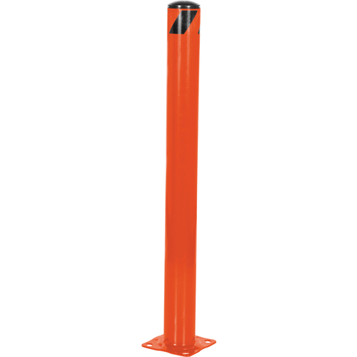 Steel Pipe Safety Bollard 42″ × 4.5″ Orange