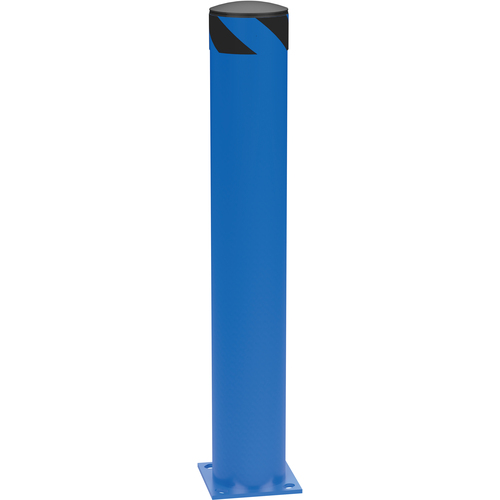 Steel Pipe Safety Bollard 42″ × 6.5″ Blue