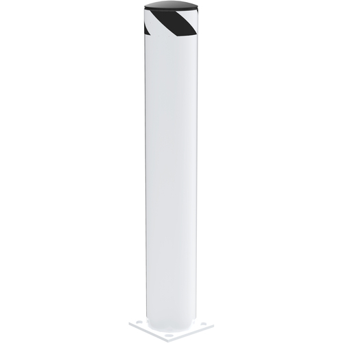 Steel Pipe Safety Bollard 42″ × 6.5″ White