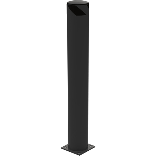 Steel Pipe Safety Bollard 48″ × 6.5″ Black