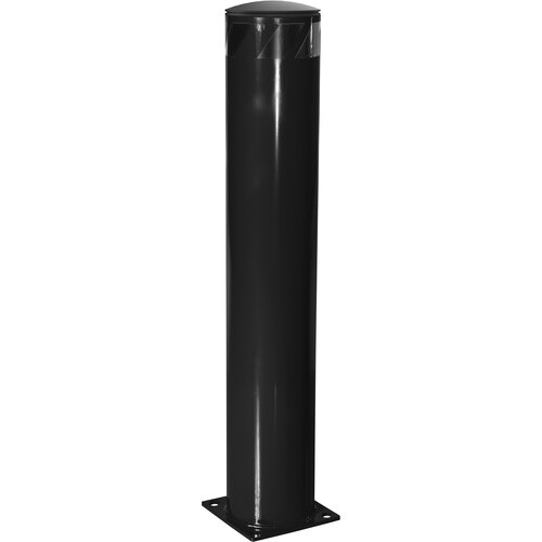 Steel Pipe Safety Bollard 48″ × 8.5″ Black