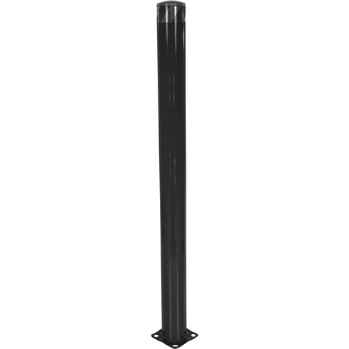 Steel Pipe Safety Bollard 62″ × 5.5″ Black