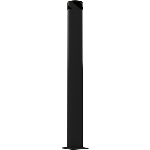 Steel Pipe Safety Bollard 62″ × 6.5″ Black