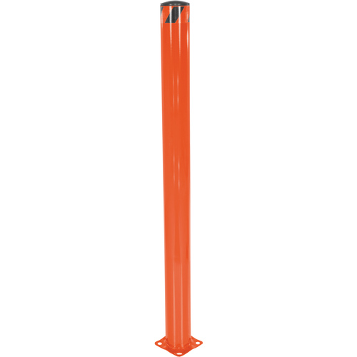 Steel Pipe Safety Bollard 72″ × 4.5″ Orange