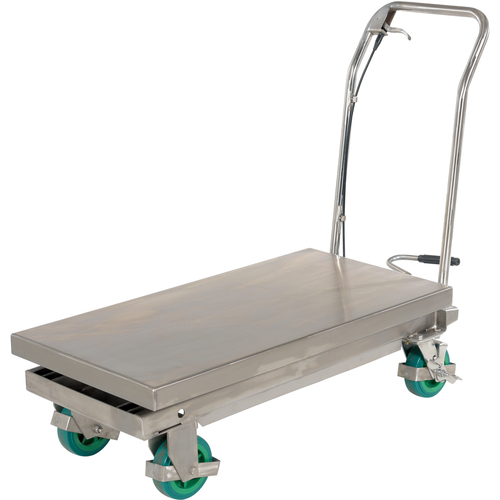 Cart Scissor 1000lb Capacity Stainless Steel
