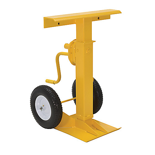 Heavy Duty Trailer Stabilizing Jacks  - #CH-BEAM-SN  - Includes reflective collar  - 16″ solid foam wheels  - Hand crank operation