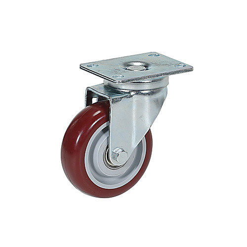 4 × 1 Poly On Poly Swivel Stem Caster