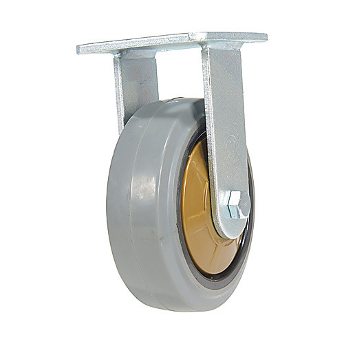 6X2 RUBBER RIGID CASTER