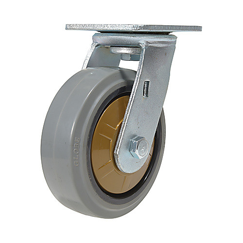 6X2 RUBBER SWIVEL CASTER
