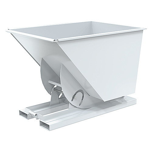 Hopper W/O Bump & Dump HD 1 Cu 6K White
