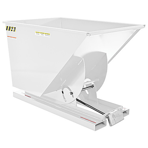 Self-Dump Hopper Ld 1 Cu Yd 2K White