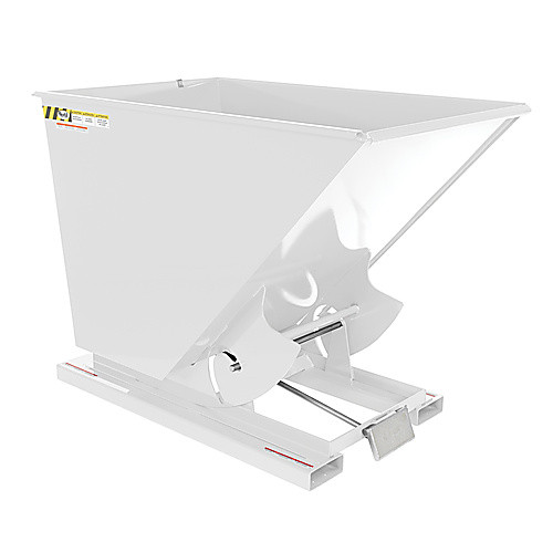 Self-Dump Hopper Hd 1.5 Cu Yd 6K White