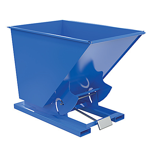 Self-Dump Hopper Md 1.5 Cu Yd 4K Blue