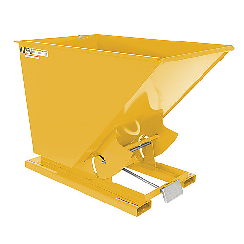 Self-Dump Hopper Md 1.5 Cu Yd 4K Yellow