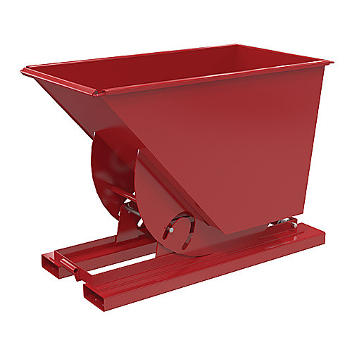 Hopper W/O Bump & Dump HD .75 Cu 6K S Red