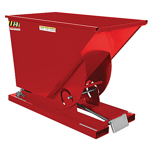 Self-Dump Hopper Md .75 Cu Yd 4K Red