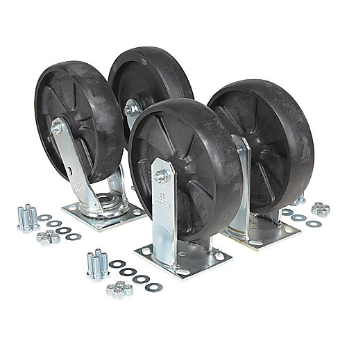 8 × 2 Glass Filled Nylon Caster Kit 5000# Cap