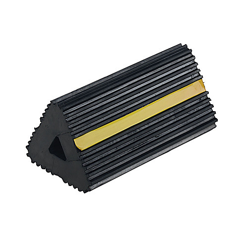 E x truded Rubber Wheel Chock 6.5 × 12 × 5.75