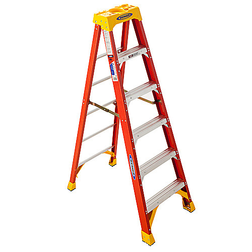 Fiberglass Step Ladder 6 Steps