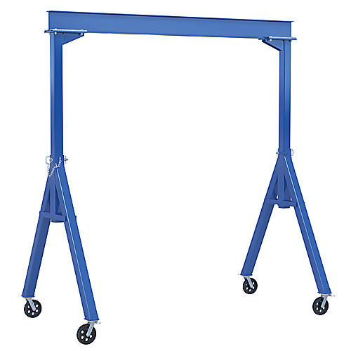 Fixed Ht Stl Gantry Crane 4K 118″ VG Casters