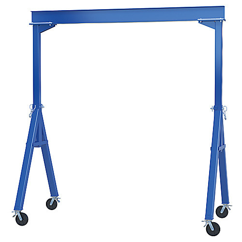 Fixed Ht Stl Gantry Crane 4K 177″ TL Casters
