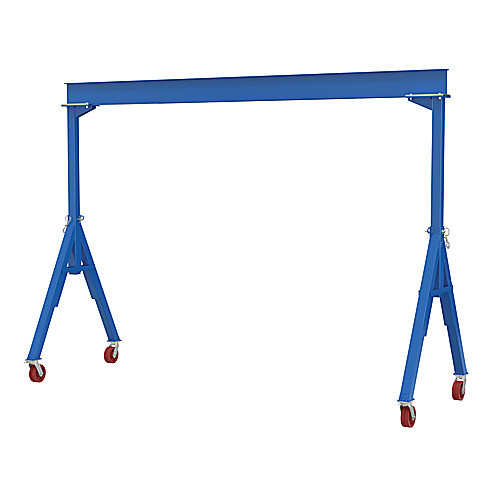 Fixed Ht Stl Gantry Crane 6K 118″ VG Casters