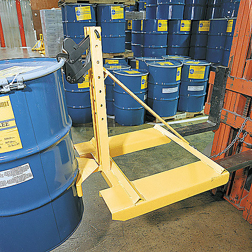 Fork Mounted 1 Drum Lifter 7.5K Capacity