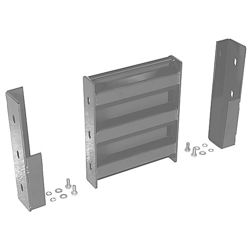 Drop-In Style Guard Rail 1 Ft Gray Semi Gloss