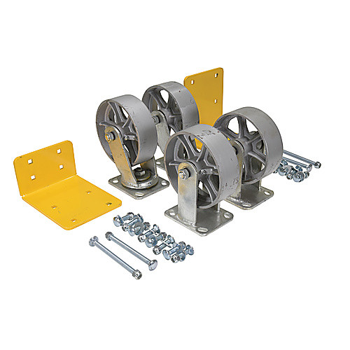 6″ × 2″ Semi-Steel Caster Kit 4.8K