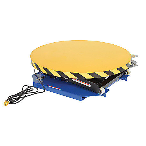 Powered Lift Table W/Manual Carousel 2000#