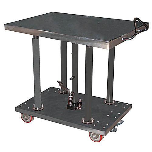 Hyd Post Table-Partial SS 2K lb 24 × 36