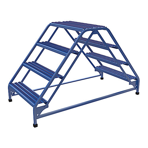 Double Sided Ladder 4 Step 32.75W Grip