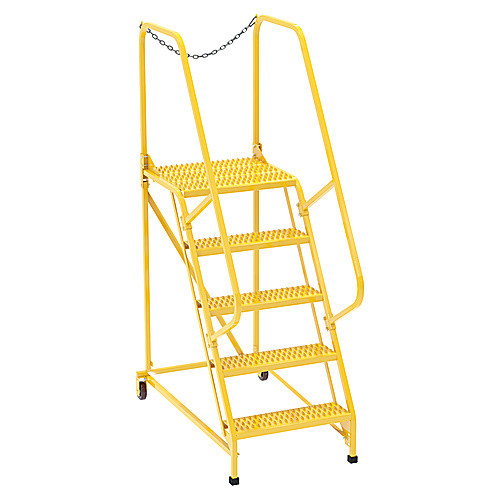 Maintenance Ladder Grip-Strut 5-Step Yellow