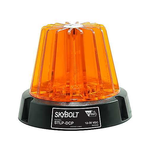 Light - Round 4″ Dome - Flashing Safety - Amber