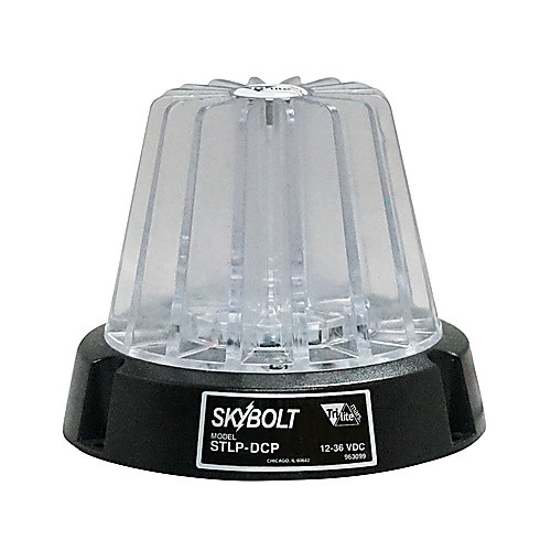 Light - Round 4″ Dome - Flashing Safety - Clear