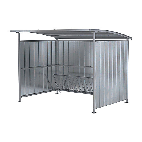 Galvanized Multi-Duty Bicycle Shelter 120″