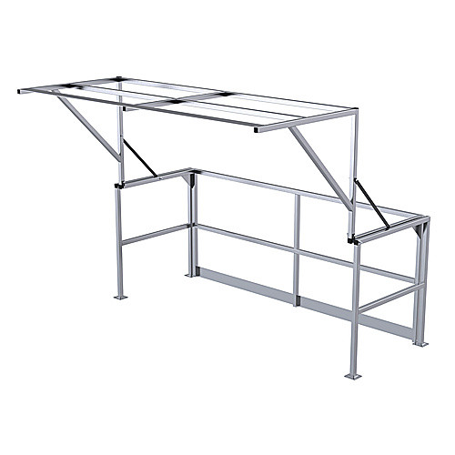 Mezzanine Safety Double Wide Gate
