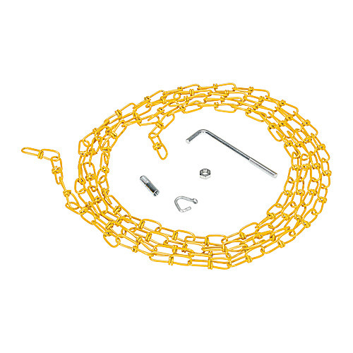 Double Loop Coil Chain Yellow W/Hanger 15Ft