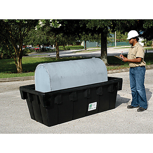 Fuel Tank Containment W/ Drain 275 lb