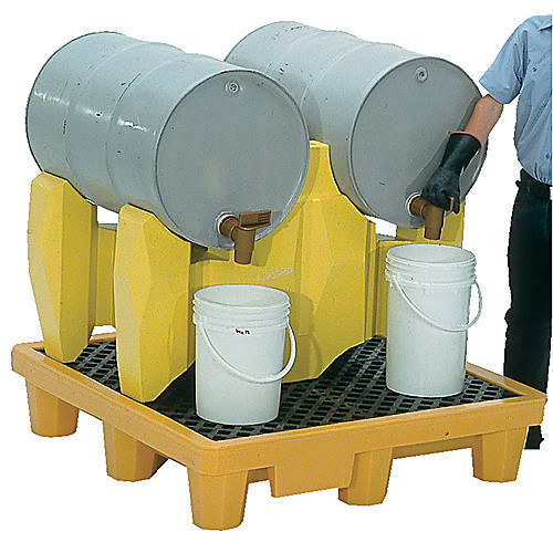 Poly 2 (55 Gallon) Drum Rack 1500 lb Cap
