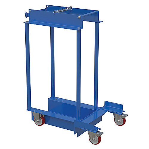 Pallet Truck Caddy Holder Caster 2 Cyl