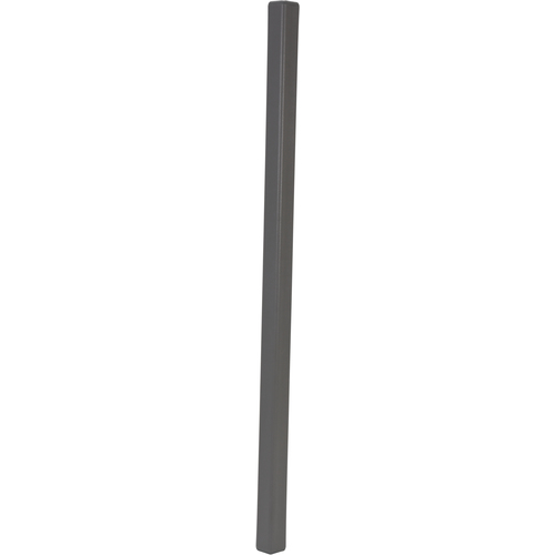 GRAY PVC CORNER GUARD W/ALUM INSERT 2IN