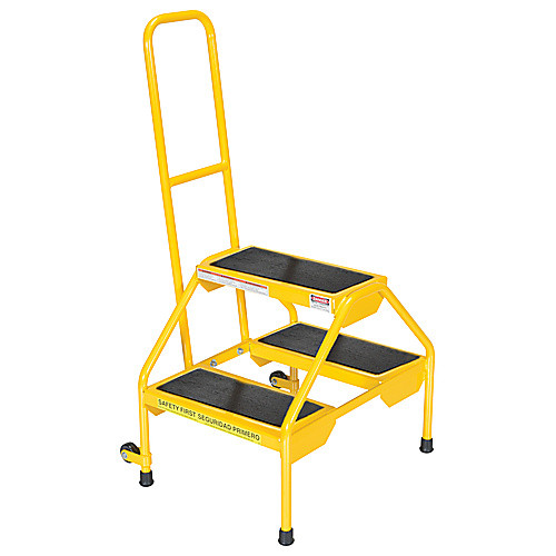 Yellow Rolling Two Step-Rubber Matting