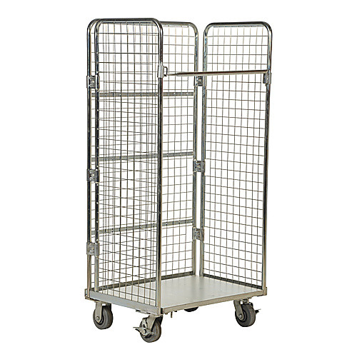 Galv Nestable Roller Container 24 × 66