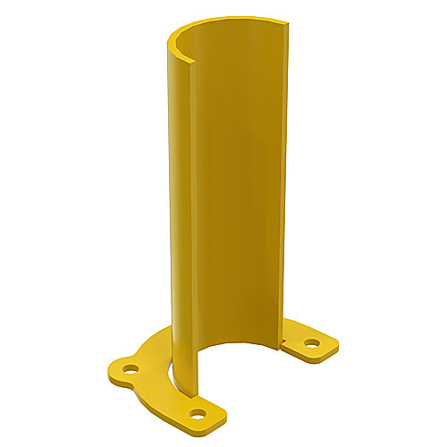 ROUNDED RACK GUARD 12″ H 4″ OPENING YELLOW