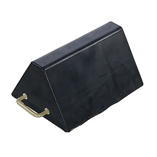 Jumbo Molded Rubber Wheel Chock 16″