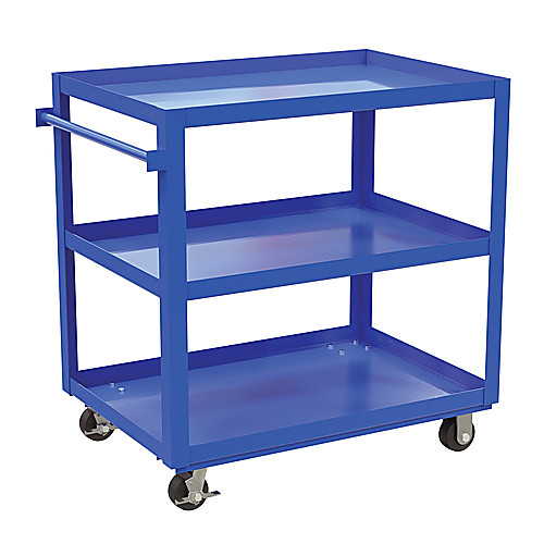 Steel Service Cart Three 28 × 40 Shelves