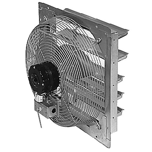 Shutter Mounted E x haust Fan 12In Blade