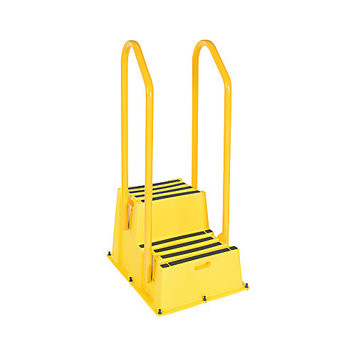 Step Poly Nestable 2 Step Yl W/Handrails